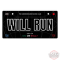 Will Run Vanity Plate image 0