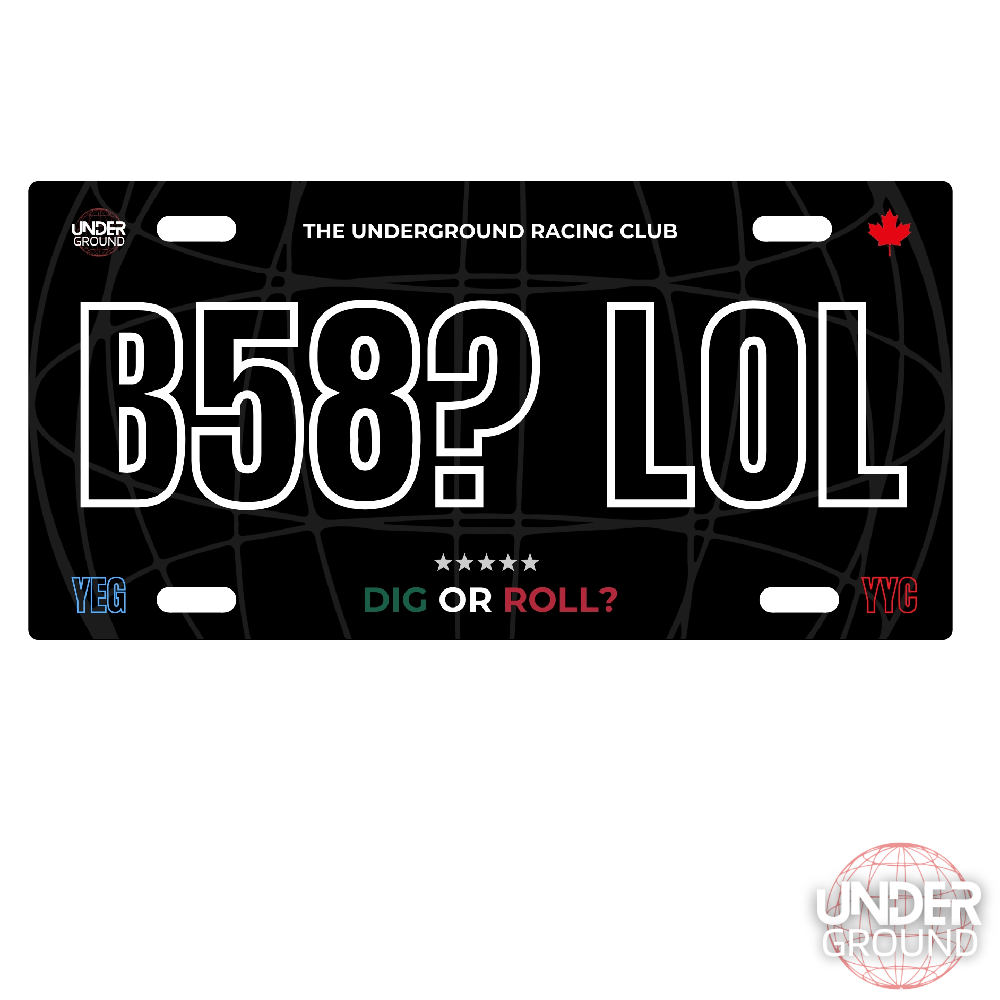 B58 LOL? Vanity Plate image 0