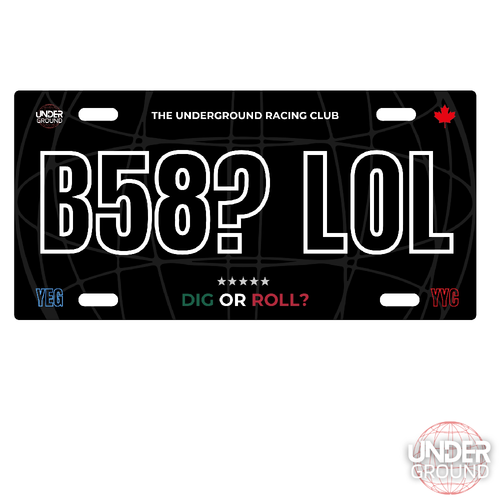 B58 LOL? Vanity Plate image 0
